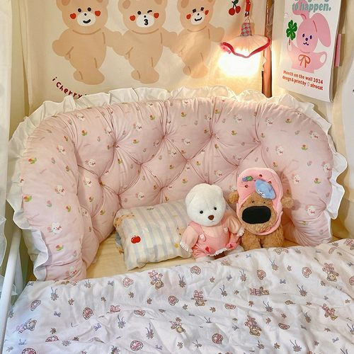 默默爱公主风床头软包靠背