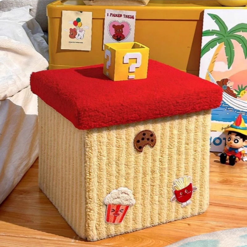 默默爱薯条收纳小凳子