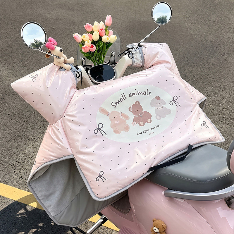 电动车挡风被冬防水加厚加大全包防寒电瓶车前防风防雨罩2026新款