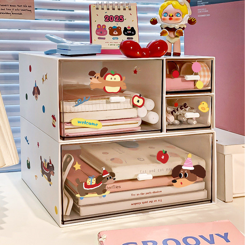 桌面收纳盒抽屉式书桌文具化妆品发饰收纳整理盒儿童发夹置物架,收纳整理,桌面收纳盒,淘宝优惠券,粉丝福利购,淘宝优惠卷