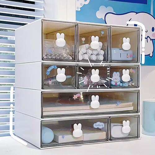 抽屉式桌面收纳盒ins杂物神器