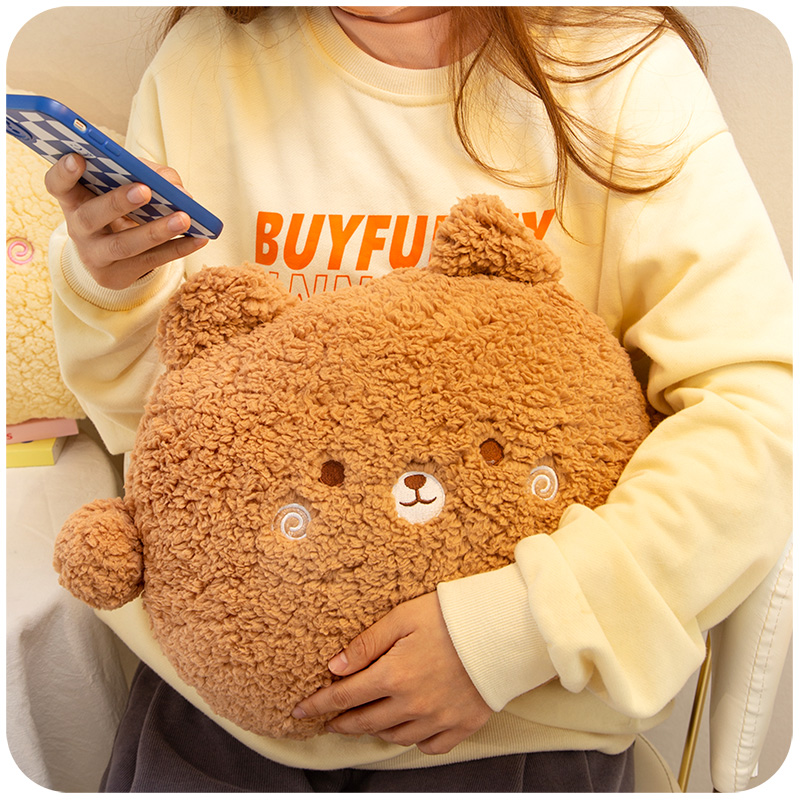 可爱球球抱枕玩偶女生办公室靠垫