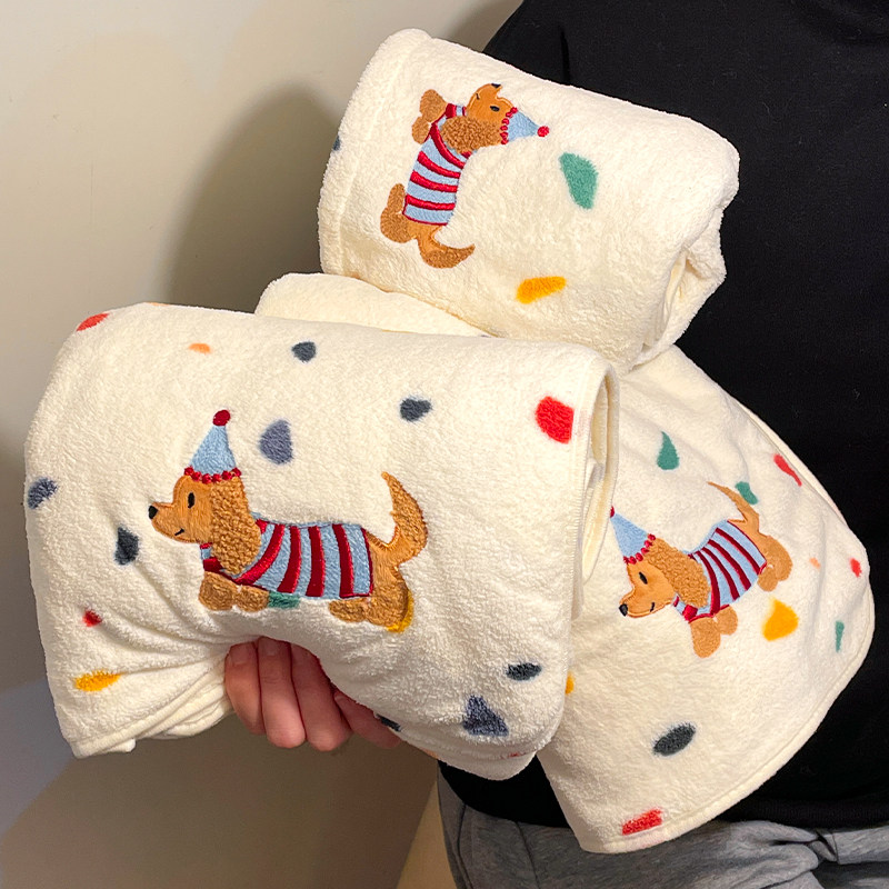 浴巾毛巾干发帽三件套女款大人吸水裹全身高级家用成人洗澡不掉毛