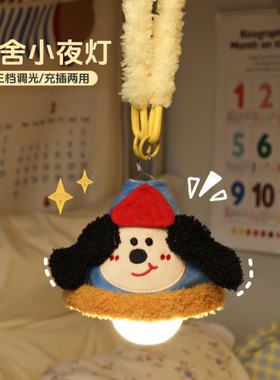 小夜灯学生宿舍床上用床帘可悬挂上铺好物儿童帐篷吊灯床头灯台灯