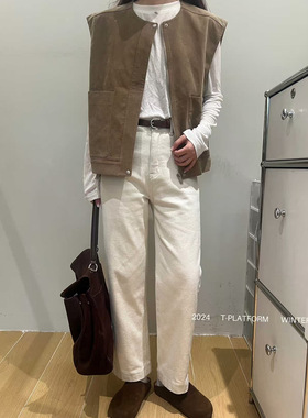 [T台]广州十三行 冬季小个子休闲宽松烟管裤百搭抓毛款73183-1