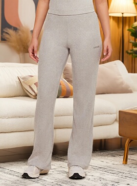 代购GYMSHARK女SuperSoft Straight Leg Pant休闲运动直筒阔腿裤