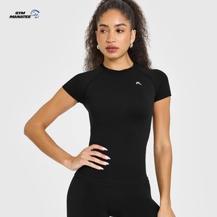 现货ONERACTIVE女GO TO瑜伽跑步紧身吸汗透气速干轻薄上衣短T恤