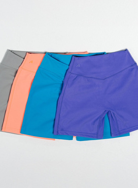 代购ALPHALETE阿尔法女DIP BACK SHORT中腰超弹柔软健身5寸短裤