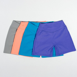 代购ALPHALETE阿尔法女DIP BACK SHORT中腰超弹柔软健身5寸短裤