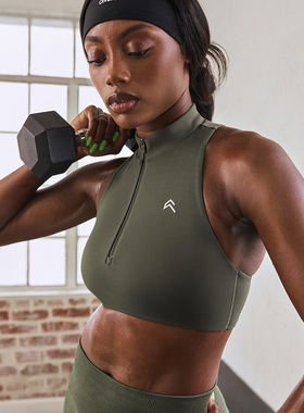 代购ONER ACTIVE女EasyLift Zip背心健身举铁训练瑜伽专业文胸