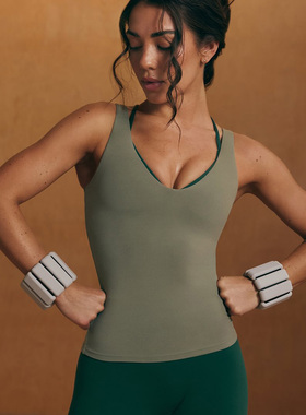 代购ONER ACTIVE女SOFTMOTION VEST运动健身瑜伽举铁吊带背心带垫