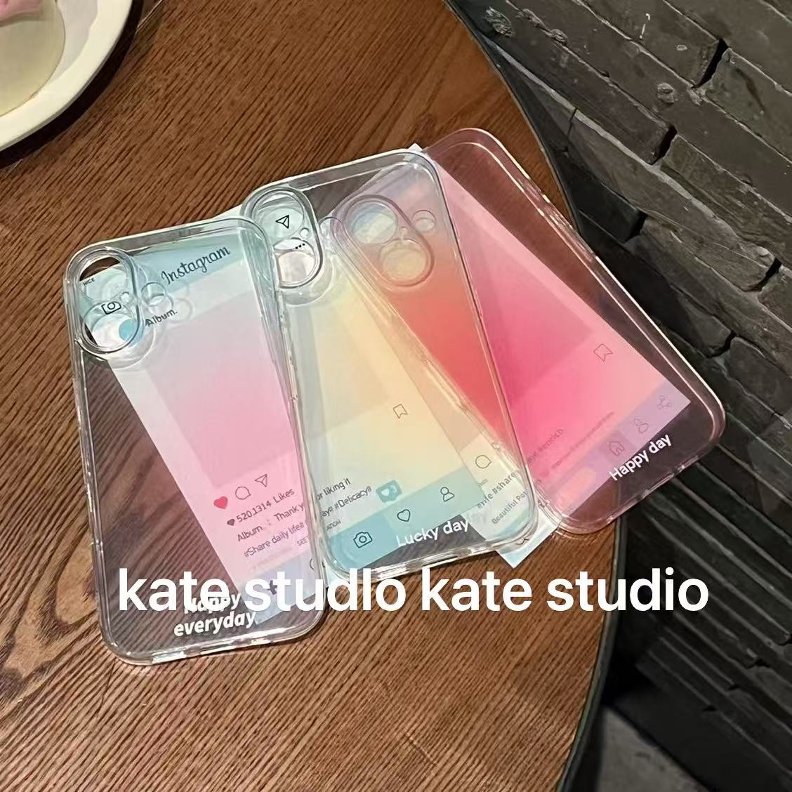 渐变晕染手机壳适用iPhone16晕染沙漠金软硅胶壳磨砂15pro夏日壳