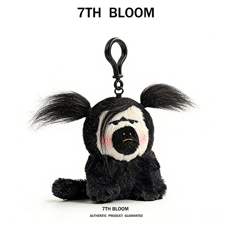 白面猴包包挂件女生年度丑东西书包挂饰背包钥匙扣毛绒公仔小玩偶