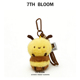 可爱萌肥嘟嘟小蜜蜂公仔包包挂件毛绒玩偶书包背包挂饰闺蜜钥匙扣