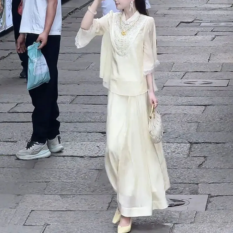 2025年夏季穿搭一整套新中式女装