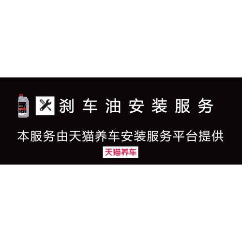 刹车油安装（请询客服，单拍不发货）门店由天猫养车提供服务