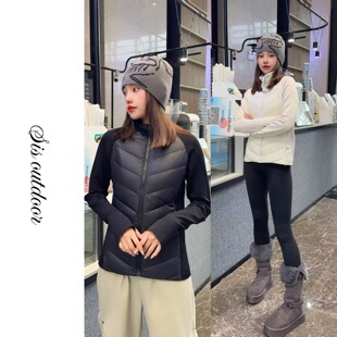 塞斯*鹅绒lu系运动羽绒服超轻内搭内胆滑雪登山短羽绒衣修身女款
