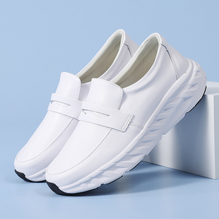 商务休闲鞋男真皮男鞋小码35百搭36透气37小个子皮鞋男单鞋豆豆鞋