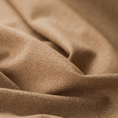 日本进口薄款 米驼杂色细腻斜纹编织强捻微弹羊毛面料设计师布料