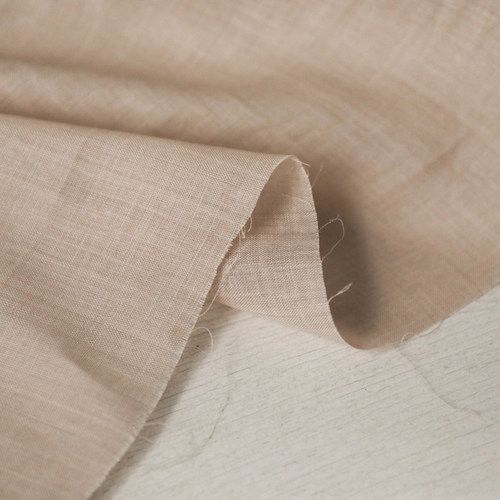 设计师薄款苎麻面料布料