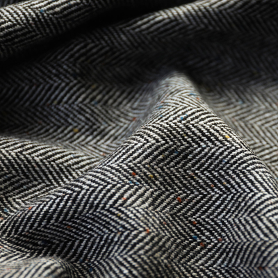 设计师编织羊毛面料布料