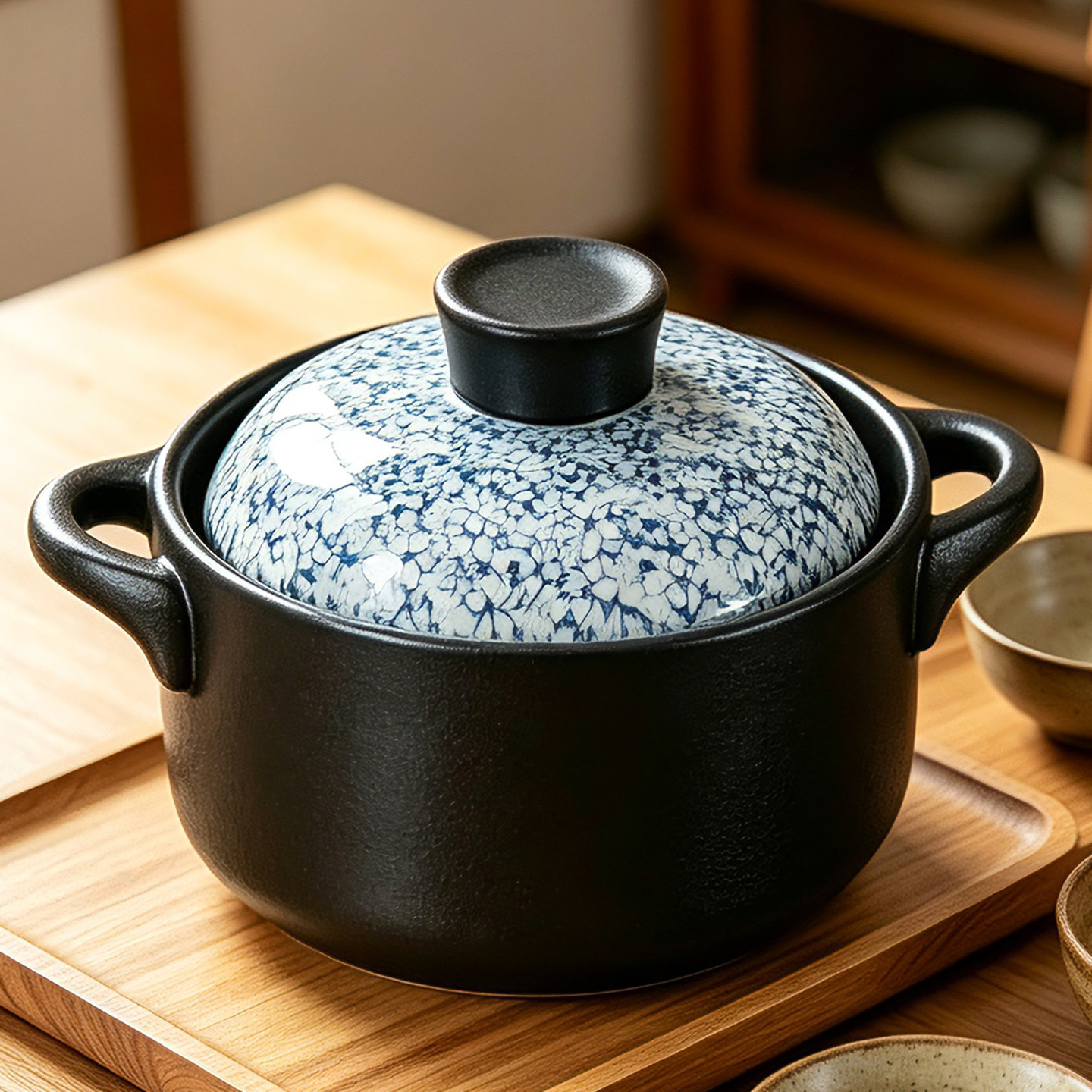 砂锅电磁炉专用炖锅燃气灶通用煲汤锅家用明火两用沙锅耐高温陶瓷