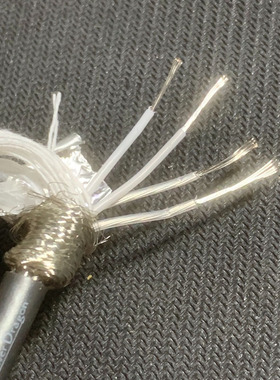 美产银包单晶铜月亮音频SliverDragon黑银龙USA超柔软发烧hifi线