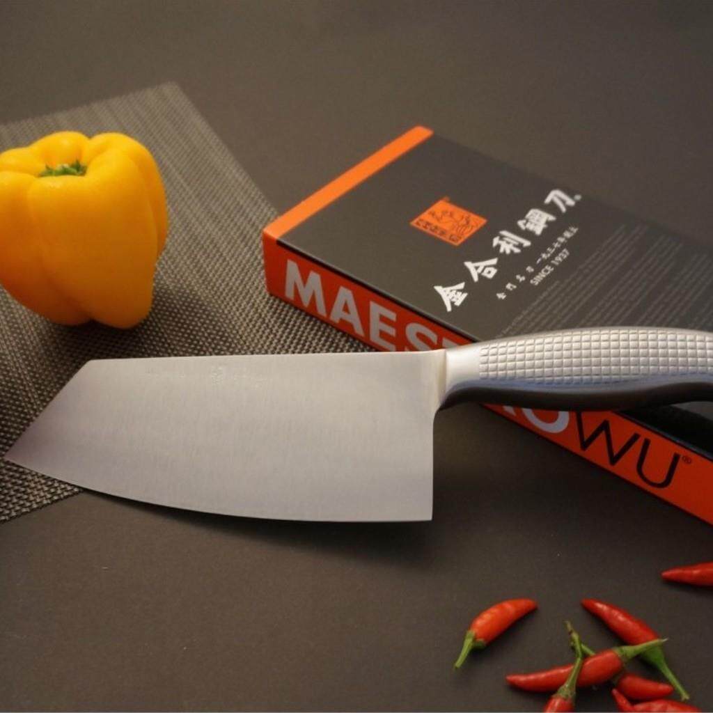 金门菜刀金合利钢刀炮弹钢刀钢柄切菜刀切肉刀厨房厨师刀