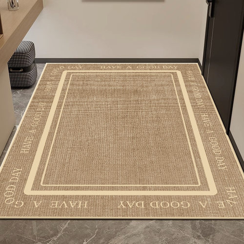 大门入户地毯tpr比利时绒感门口地垫进门加厚防滑家用玄关垫