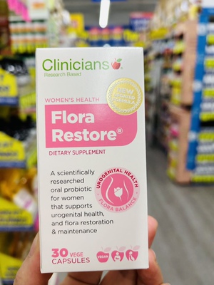 新西兰直邮clinicians科立纯益生菌私处女性妇科胶囊平衡菌群霉菌