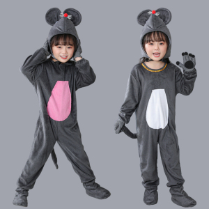 新款儿童老鼠演出服幼儿园男女纱裙舞台舞蹈服辣椒小动物表演服装