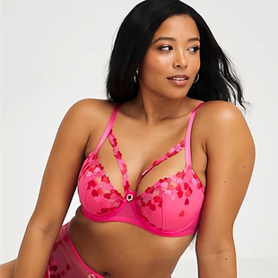 D12 欧美超大码女胸罩上托薄款文胸80G85G90G95CD100BF105E110DE