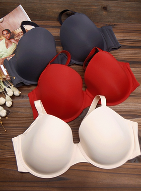 H18 光面内衣大码薄文胸70FG75DEFG80CDE85CDFG90CDEFG95CDEF100E