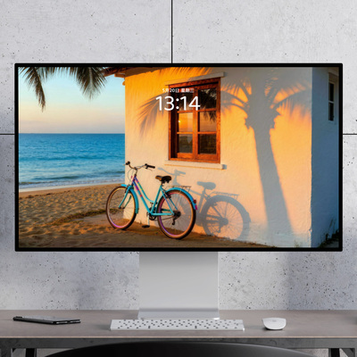 日落海边 沙滩 浪漫清新治愈夏天 电脑mac手机ipad壁纸watch壁纸