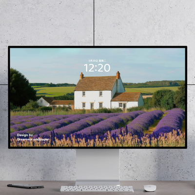 种薰衣草的房子 治愈风景 欧洲美景 电脑手机壁纸mac电脑ipad壁纸