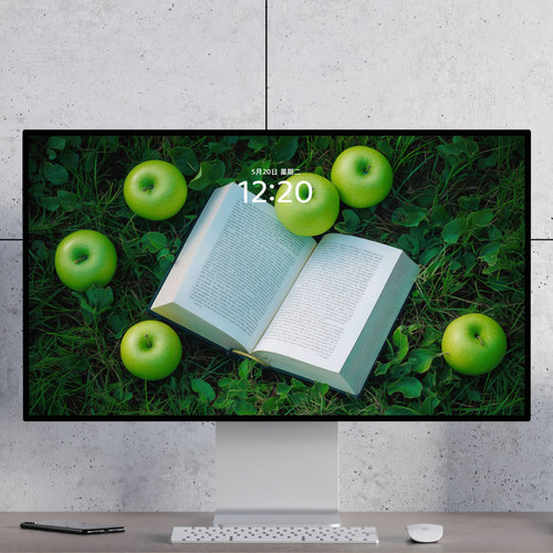 苹果书  绿色清新 夏日治愈清凉 mac ipad Watch折叠手机电脑壁纸