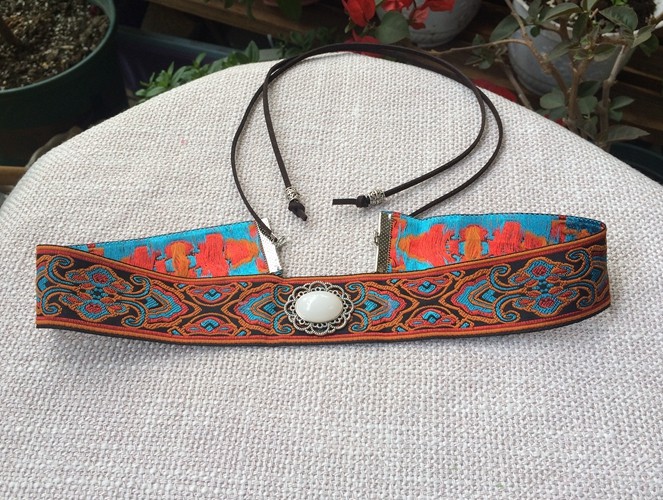 王爷公子头带古装头饰眉心坠眉头男额头挂饰抹额古风绑带影视古代