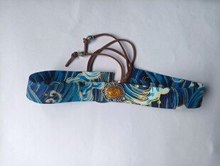 古装头饰儿童抹额发带额头绑带汉服男童蓝色古风头饰  选择