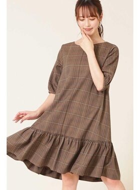 日本原单 JILL **by JILLSTUART 格子连衣裙