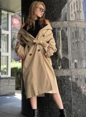 月初活动   ENVYM 双色风衣 CT