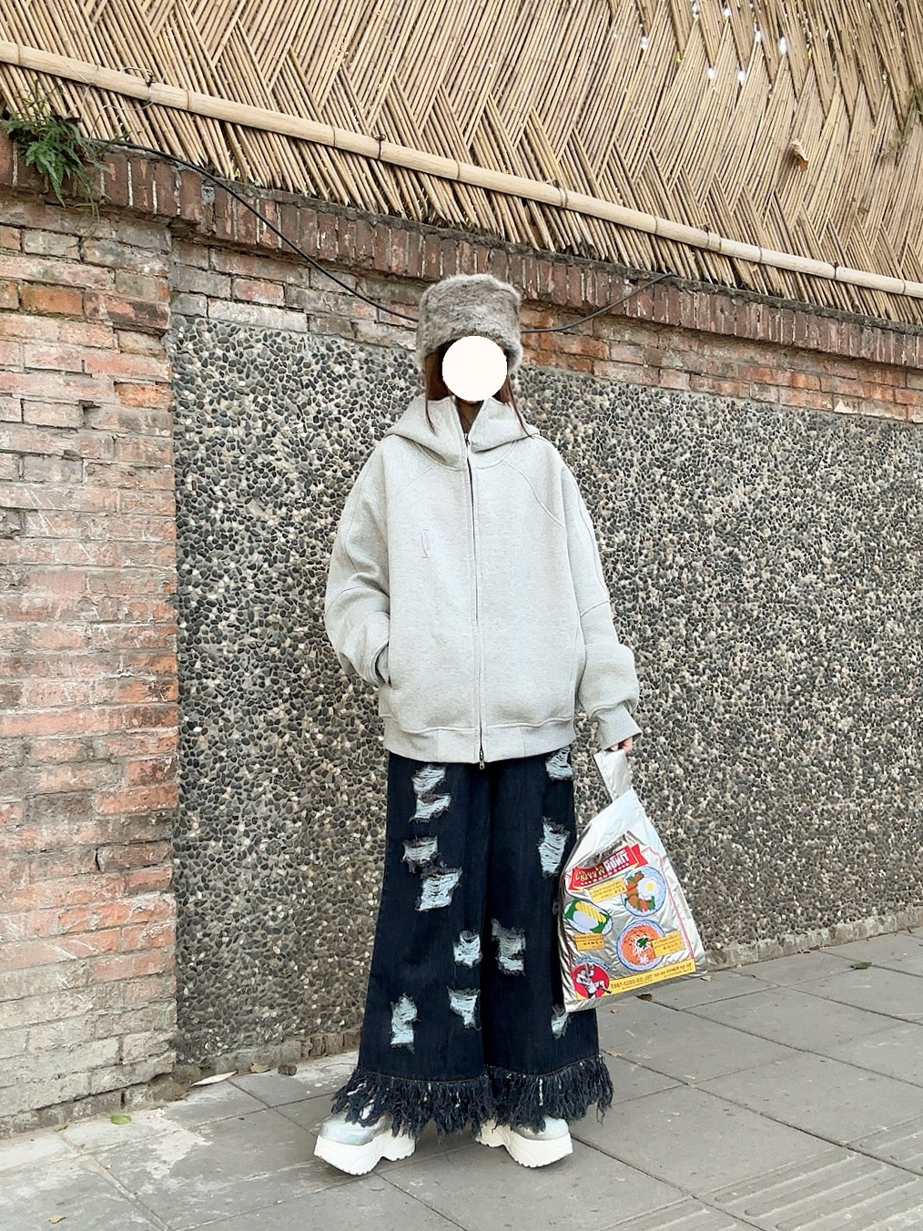 新款 高级感超好看 慵懒风 卫衣外套 OVERSIZE 连帽宽松纯色