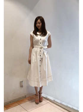 日本原单 Sw*ingle 无袖连衣裙