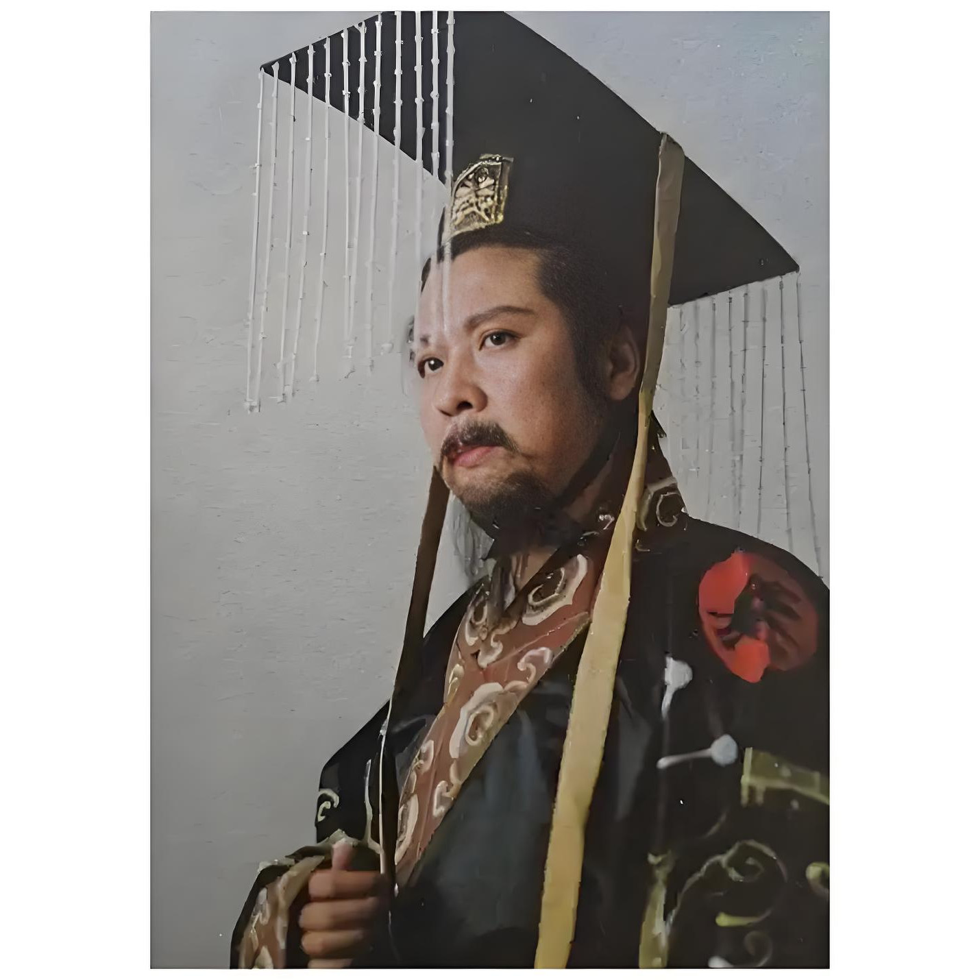 西汉皇帝冕旒冠 汉朝皇帝十二旒冕冠 古装汉服君王冕旒冠帽小盖帽
