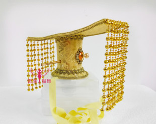 金色古装小皇帝发冠头饰汉服唐装儿童皇帝头冠cos表演皇帝冠02款