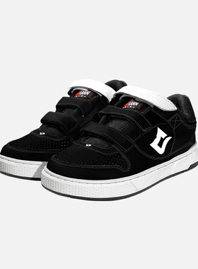 持高儿童款冷粘滑板鞋免系鞋带魔术贴BMX小轮车竞速自行车专用鞋