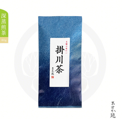 日式茶挂川茶飞鸟苑静冈深蒸煎茶80g蒸青绿茶袋装散茶冷泡茶 - 封面