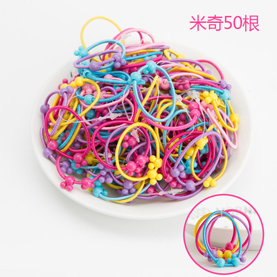 韩国可爱彩色儿童女孩宝宝发绳