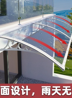 屋檐家用雨棚2026年新款窗户防雨棚阳台门头挡雨遮阳棚户外挡雨搭