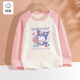 100%纯棉女童装 小孩儿童宝宝洋气卡通上衣 新款 长袖 T恤2025春秋季
