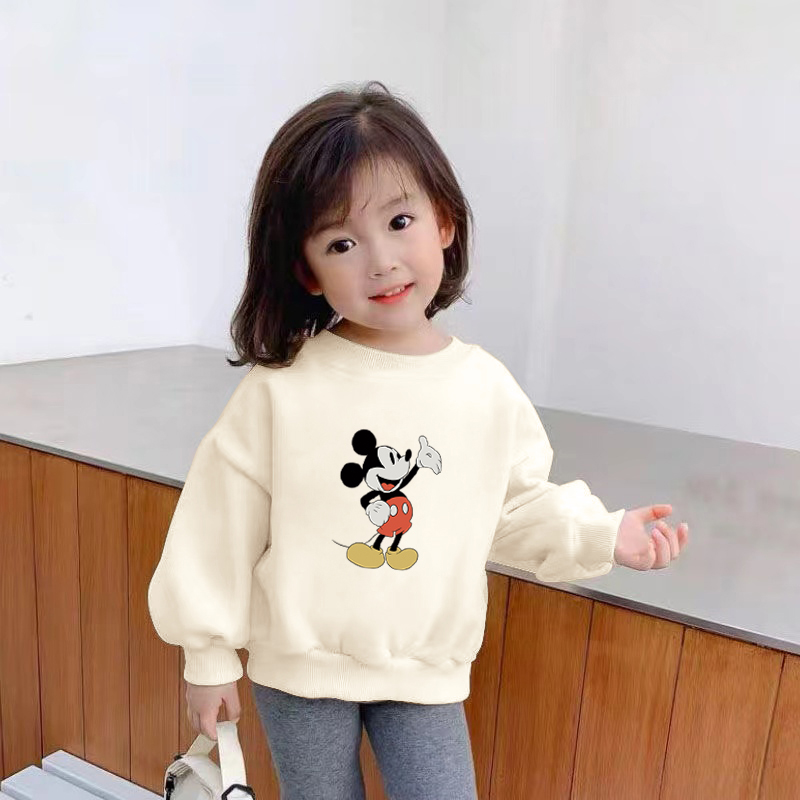 纯棉女童装洋气卫衣2024春秋季新款韩版中小儿童宝宝百搭宽松上衣